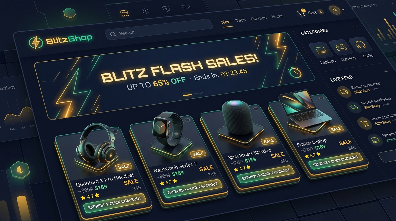 BlitzShop — Next-Gen E-Commerce